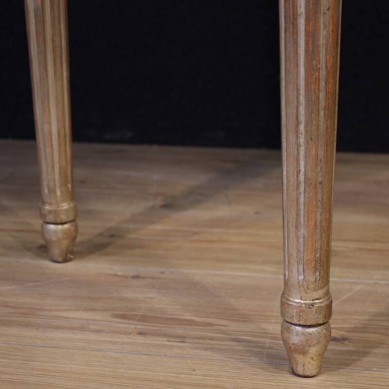 20th century Italian lacquered Louis XVI style console table