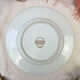 Decorative round porcelain dish "the art of chokin" made in japan
