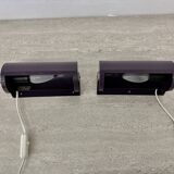 Vintage IKEA LOD V413 purple metal wall lamp bedside lamp wall lamp 1980s S