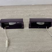 Vintage IKEA LOD V413 purple metal wall lamp bedside lamp wall lamp 1980s S