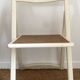 Vintage caned folding chair