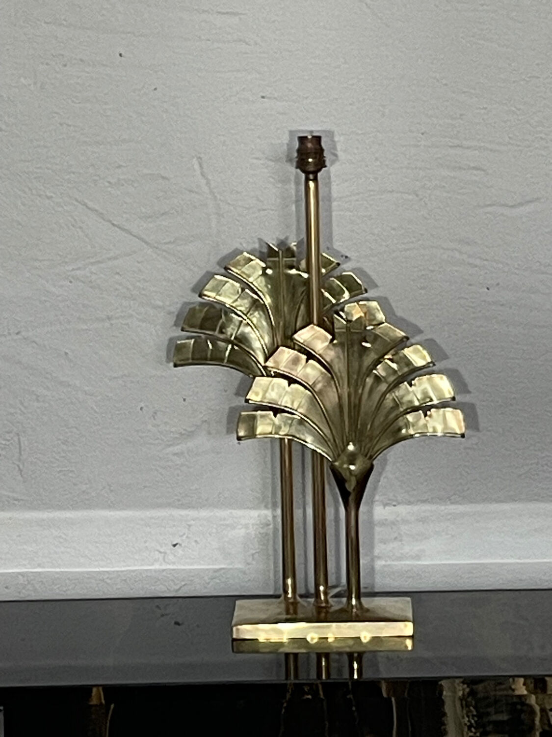 70s palm lamp