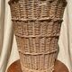 Panier en osier vintage