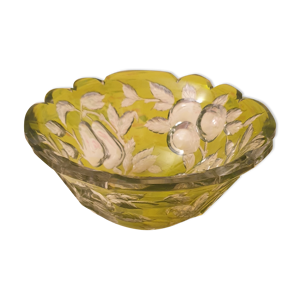 coupe à fruit en cristal