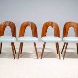 Antonín Šuman chairs set, Tatra Nábytok, Czechoslovak design 1960s