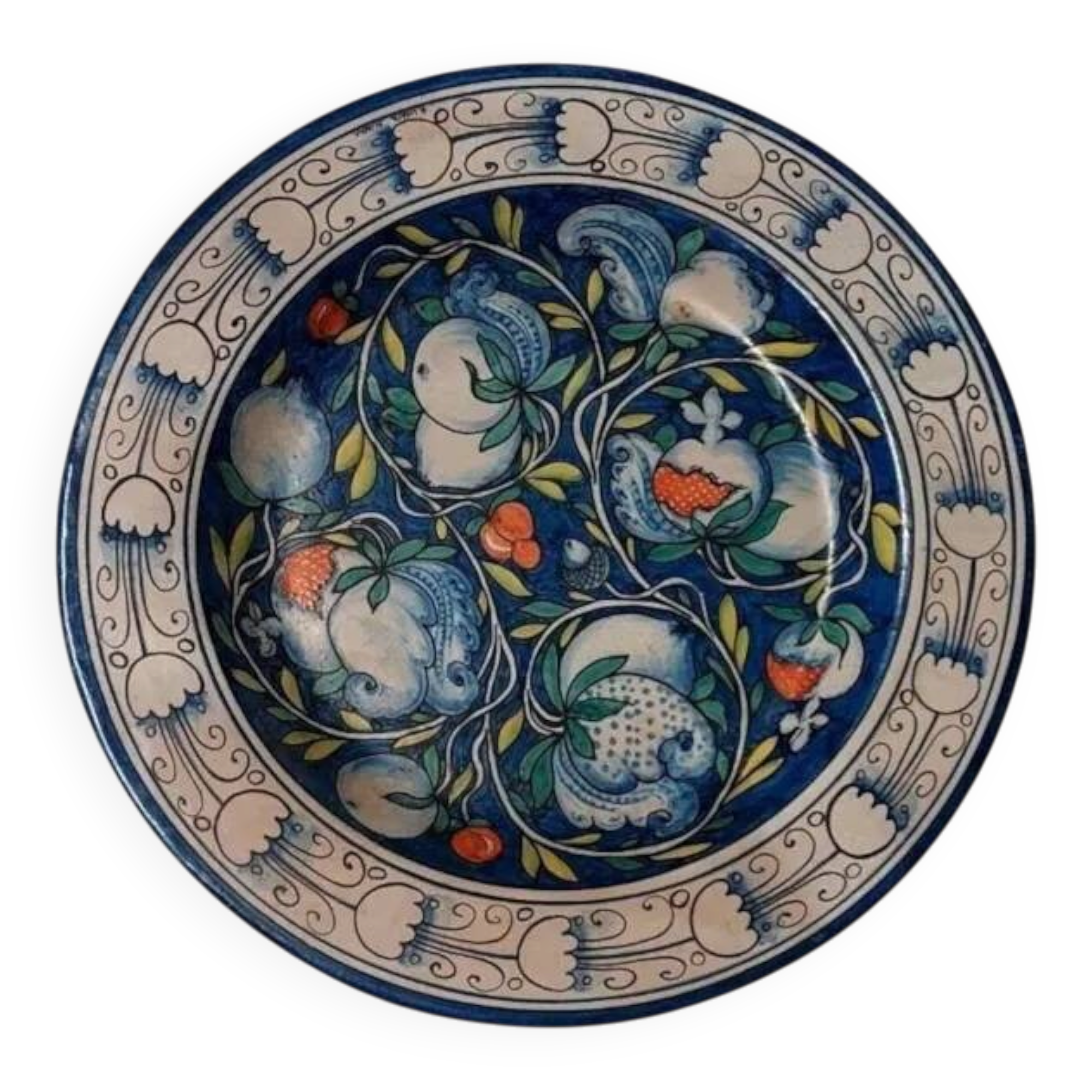 Painted Plate G.Licata Sciacca