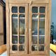 Small Parisian display case in raw wood