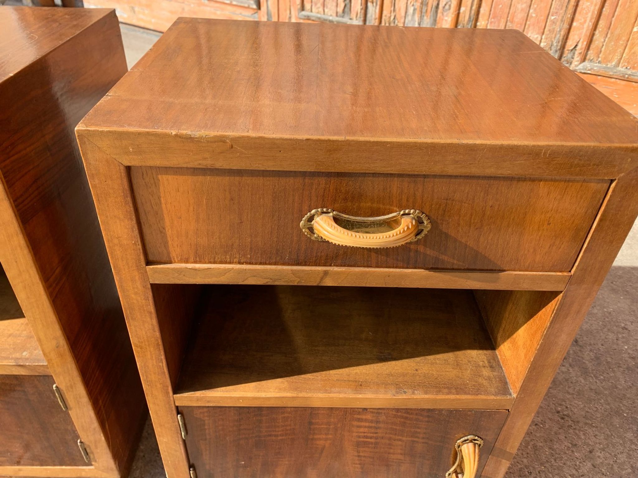 Art deco Hungarian nightstands, 1930s, set of 2