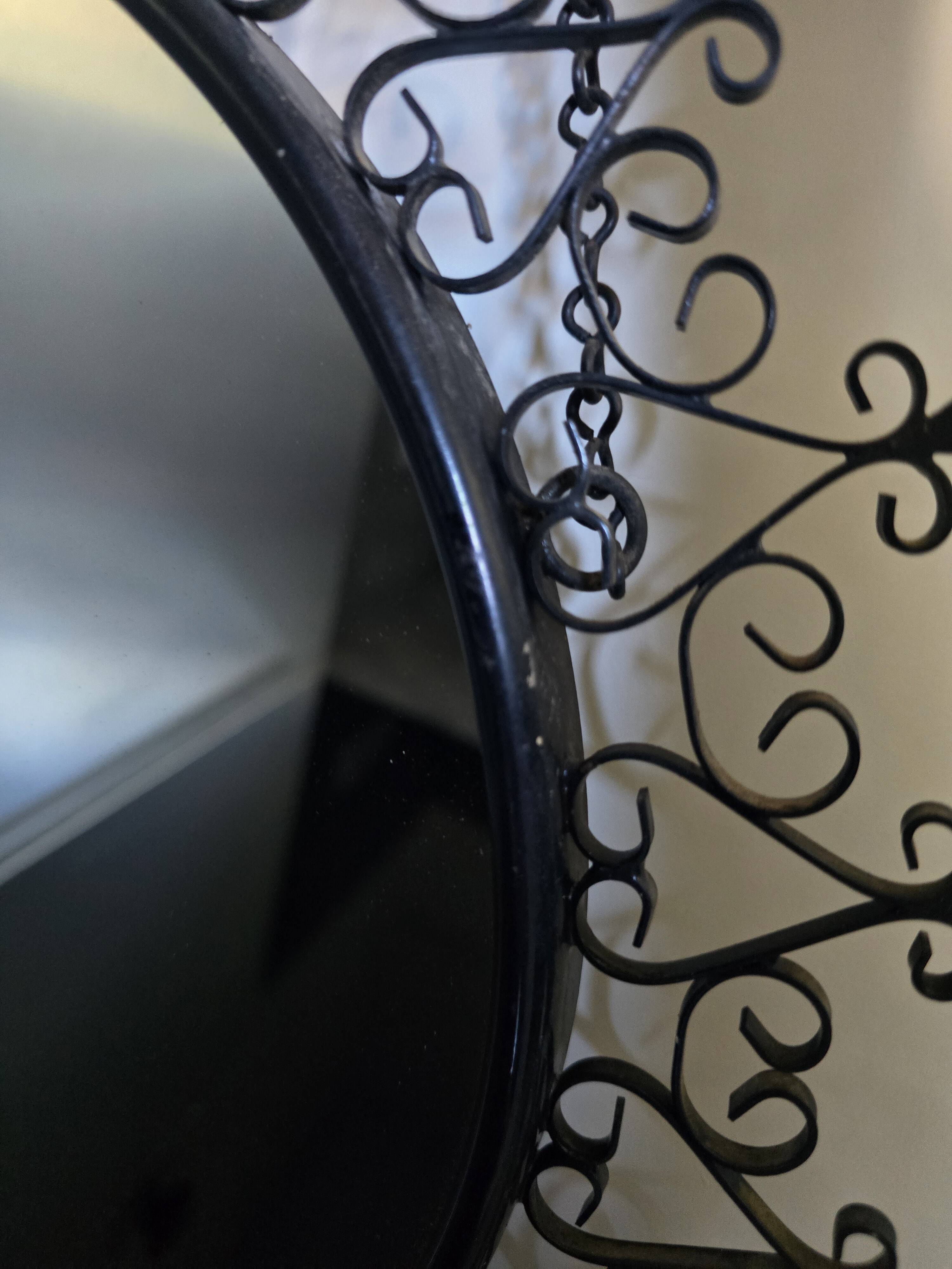 Authentic Sun Mirror Chaty Vallauris – Wrought Iron – 1950s/60s Era