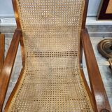 Colonial rattan planter armchair
