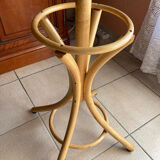 Wooden parrot coat rack