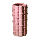 Bamboo vase 50s pink