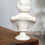 Small bust in alabaster beethoven