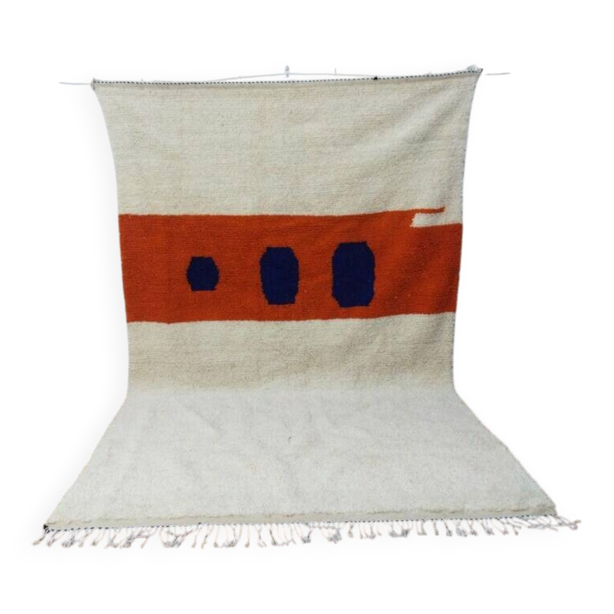 Moroccan wool rug 270cm x 140cm