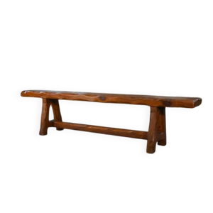 Banc brutaliste en pin