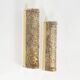 Pair of 1970s Murano glass wall lamps by Hillebrand