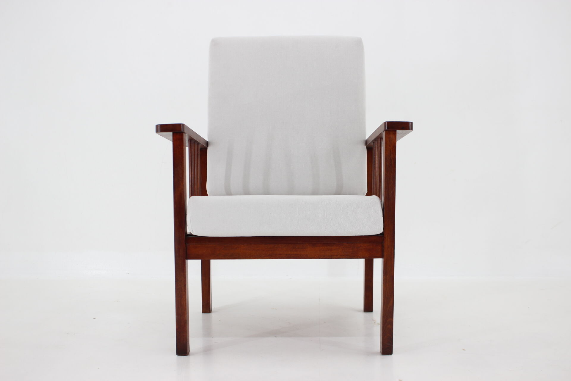1940s Art Deco armchair, Czechoslovakia