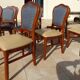 9 merisier solid wood style high chairs variegated