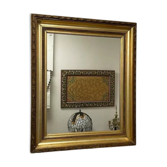 Mirror with stucco feathers  64x74cm