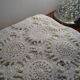 Antique crochet bed cover 275 x 255