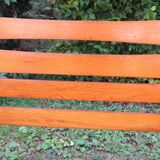 lit une personne en chêne blond années 50-60