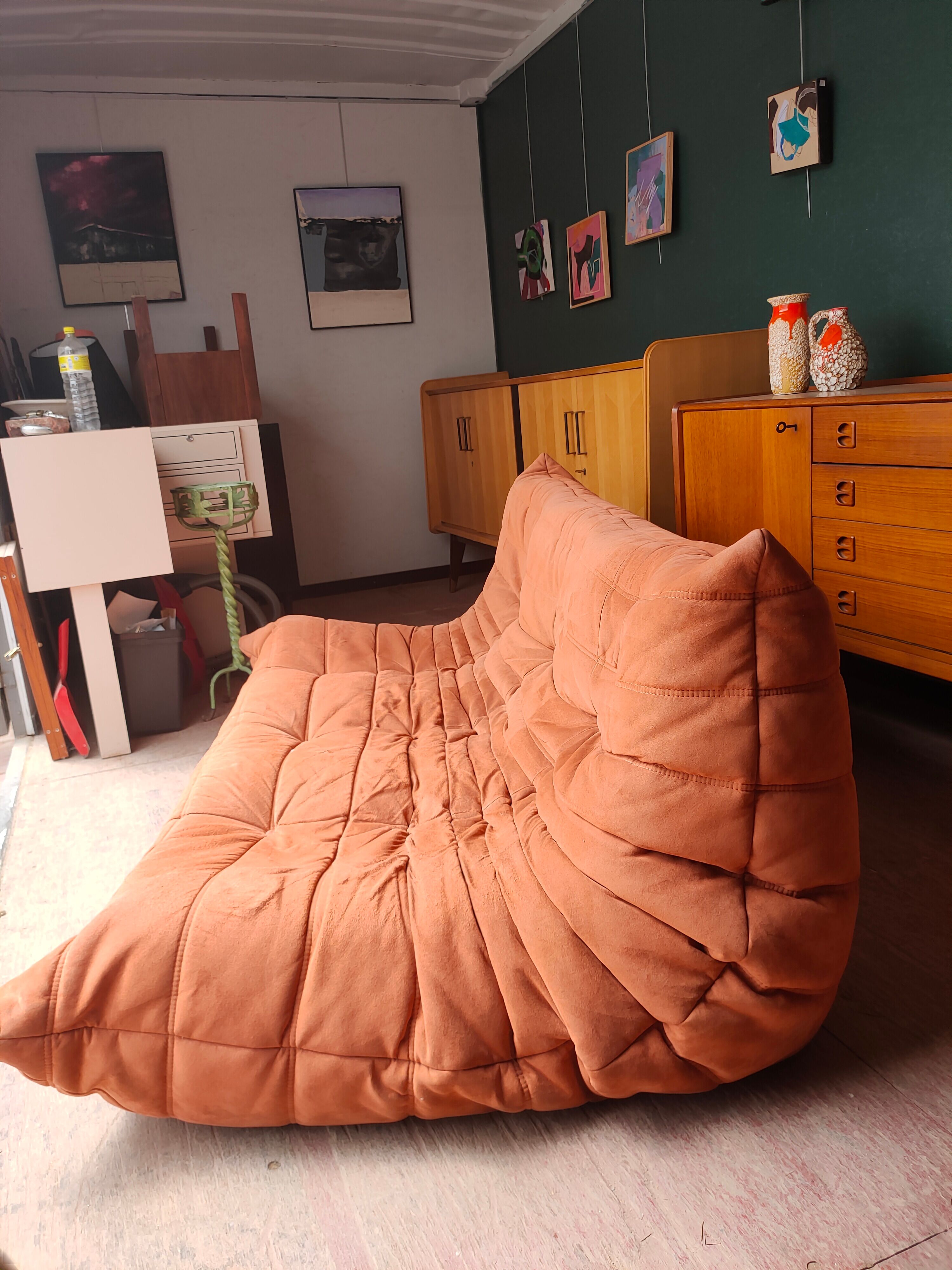 Togo sofa, alcantara, Michel Ducaroy