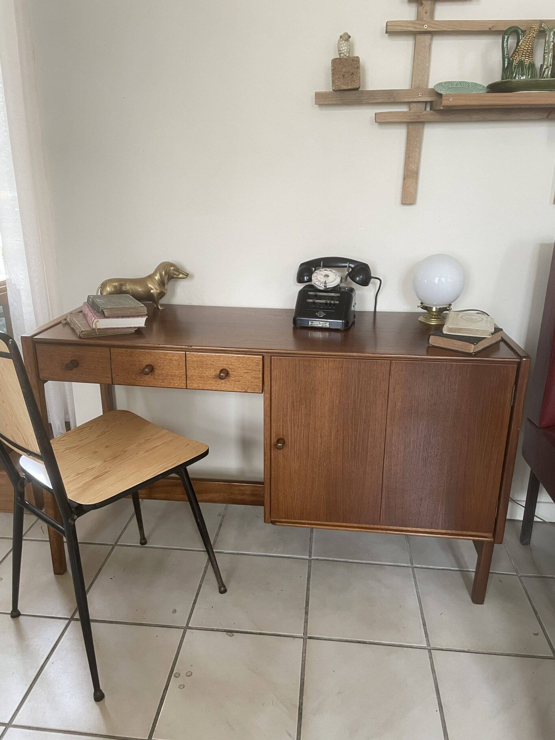 Danish teak desk