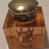Pink crystal inkand and metal cap