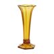 Luxval Vase Amber Américain 1935 Val Saint Lambert Art Deco