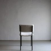 Black metal boucle chair | Kembo | Netherlands | 1960s