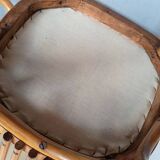 4 designer chairs in bent beech ep 1950 Italy