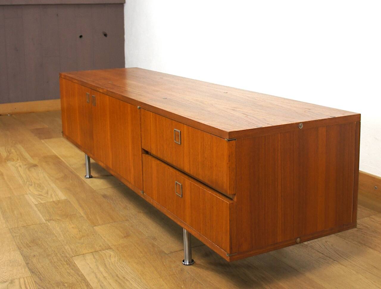 Low Teak Enfilade by Louis Paolozzi Monopoly Edition 1960