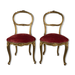 Paire de chaises de style