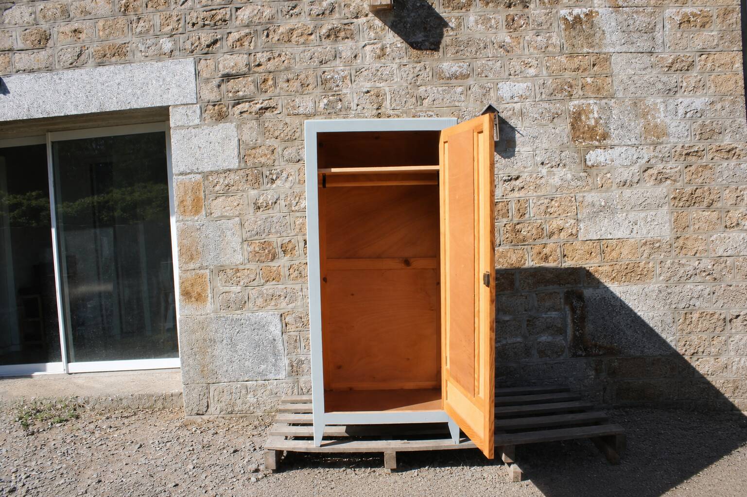 Renovated vintage wardrobe – Haussmannian style / chic country