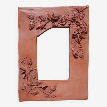 Small terracotta frame