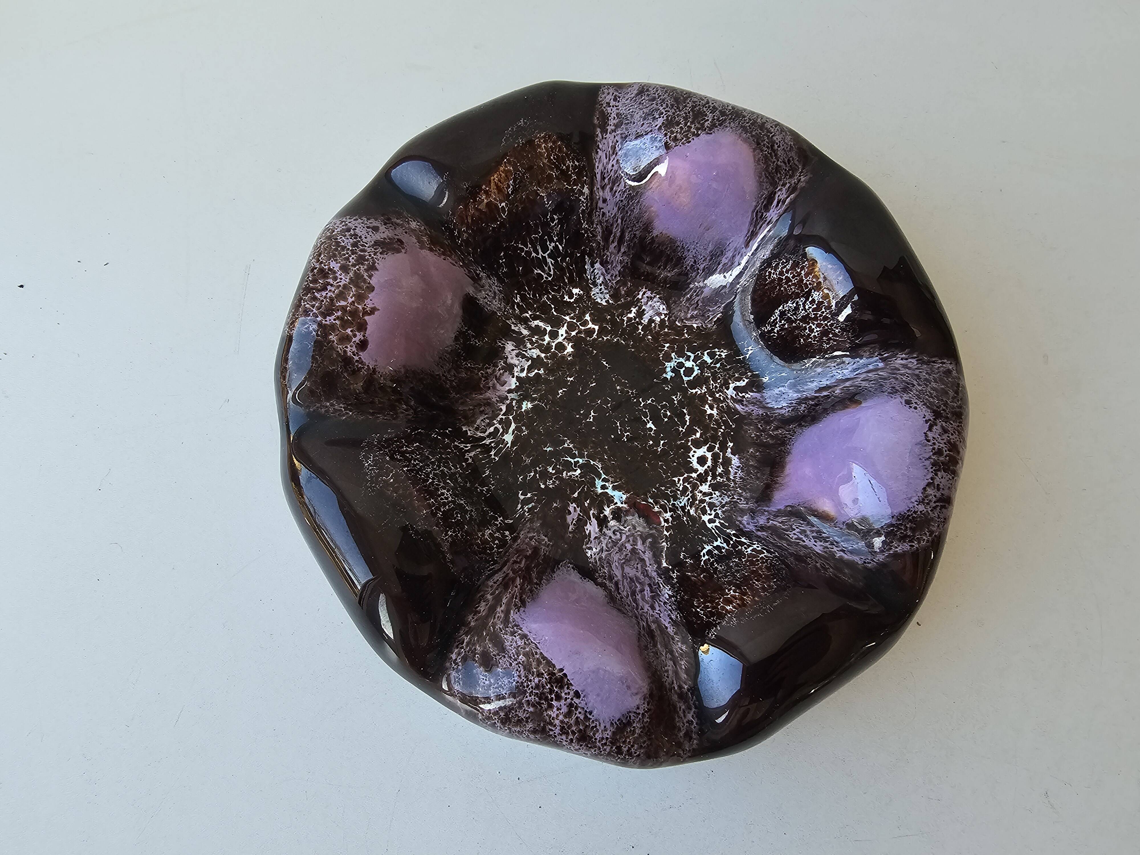 Ashtray dish ceramic Vallauris