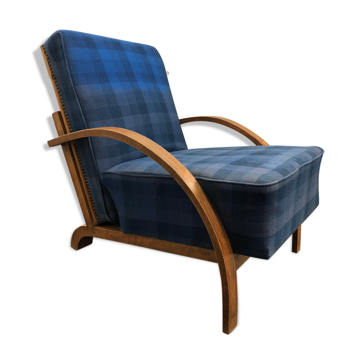 Club chair Club Art Deco style liner circa 1930