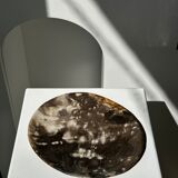 Dish in petrified wood
