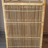 Extra cabinet 3 wicker rattan drawers