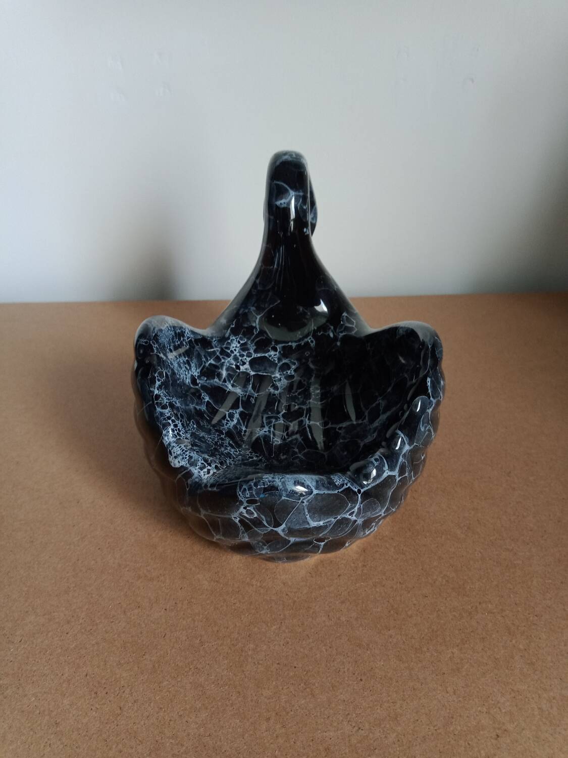 Vintage zoomorphic swan soap dish
