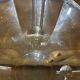 Hexagonal Crystal Bowl / Ashtray Art Deco Period