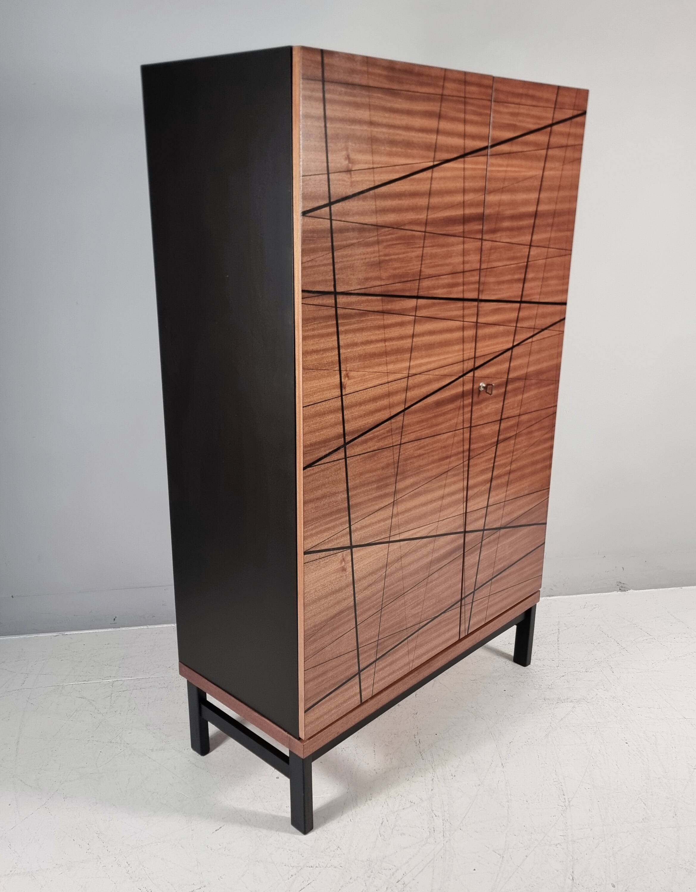 Vintage Wardrobe in Beech, 1970s