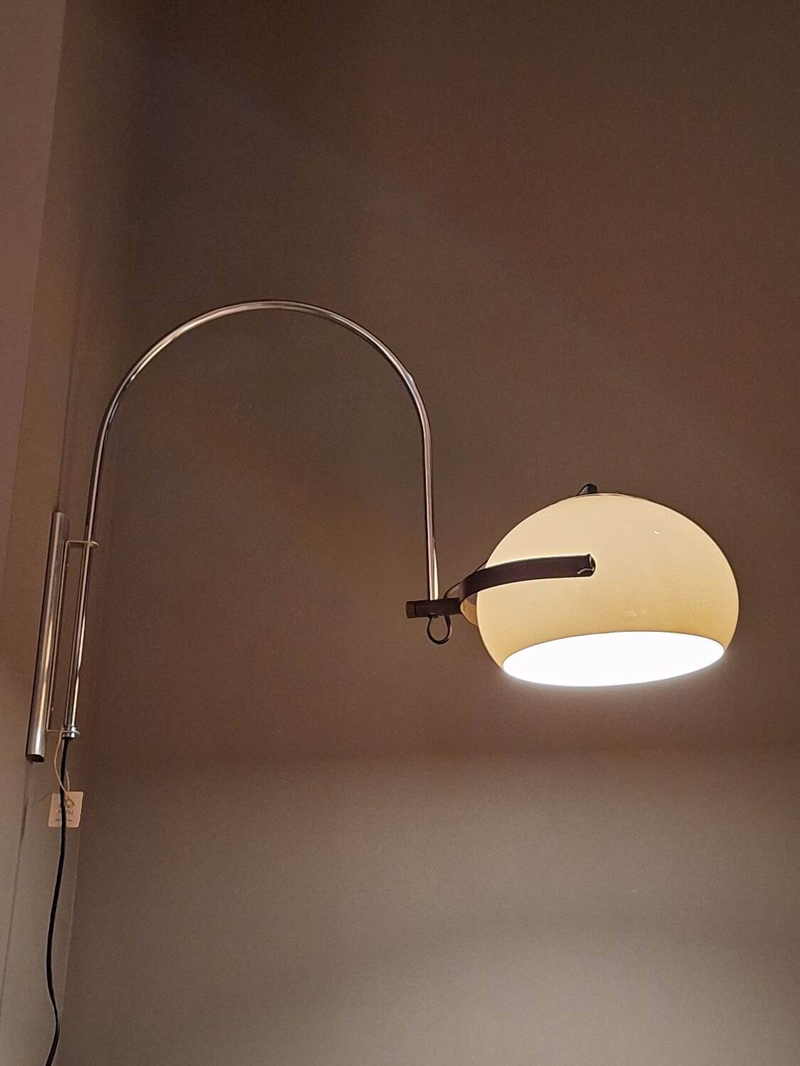 Vintage mushroom wall light