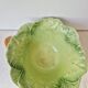 Large salad bowl in earthenware "Cabbage" 1970s - Vintage