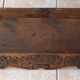 Provençal kneading trough in walnut from the 18th century.