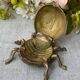 Bronze ladybug ashtray, 1960s