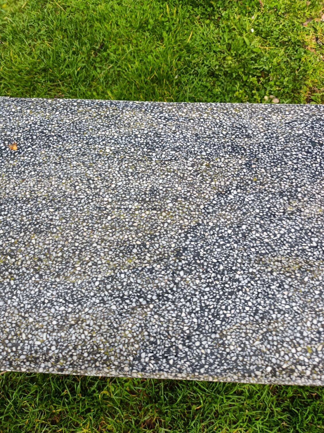 Old garden furniture in vintage stone