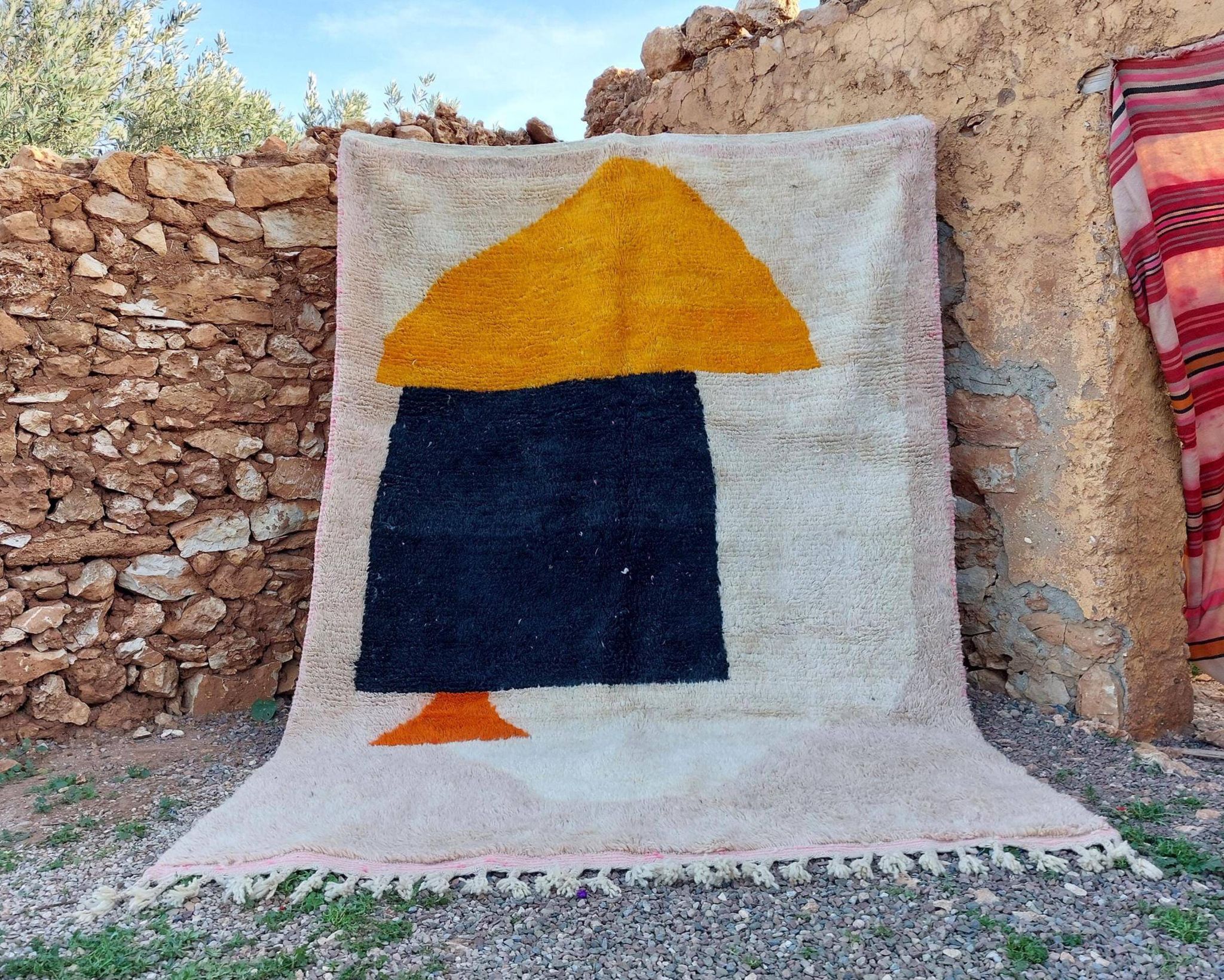 Tapis marocain fait main haute qualité 2.5x1.5 m