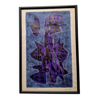 Lithograph by Gustave Singier
