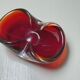 Murano Sommerso Ashtray / Catchall – Ruby Red (Circa 1960)